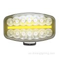 Luz de trabajo de trabajo impermeable de 64W barras de luz LED blancas de labio amarillo led de trabajo LED para camiones fuera de carretera